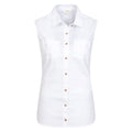 White - Lifestyle - Mountain Warehouse Womens-Ladies Coconut Sleeveless Shirt