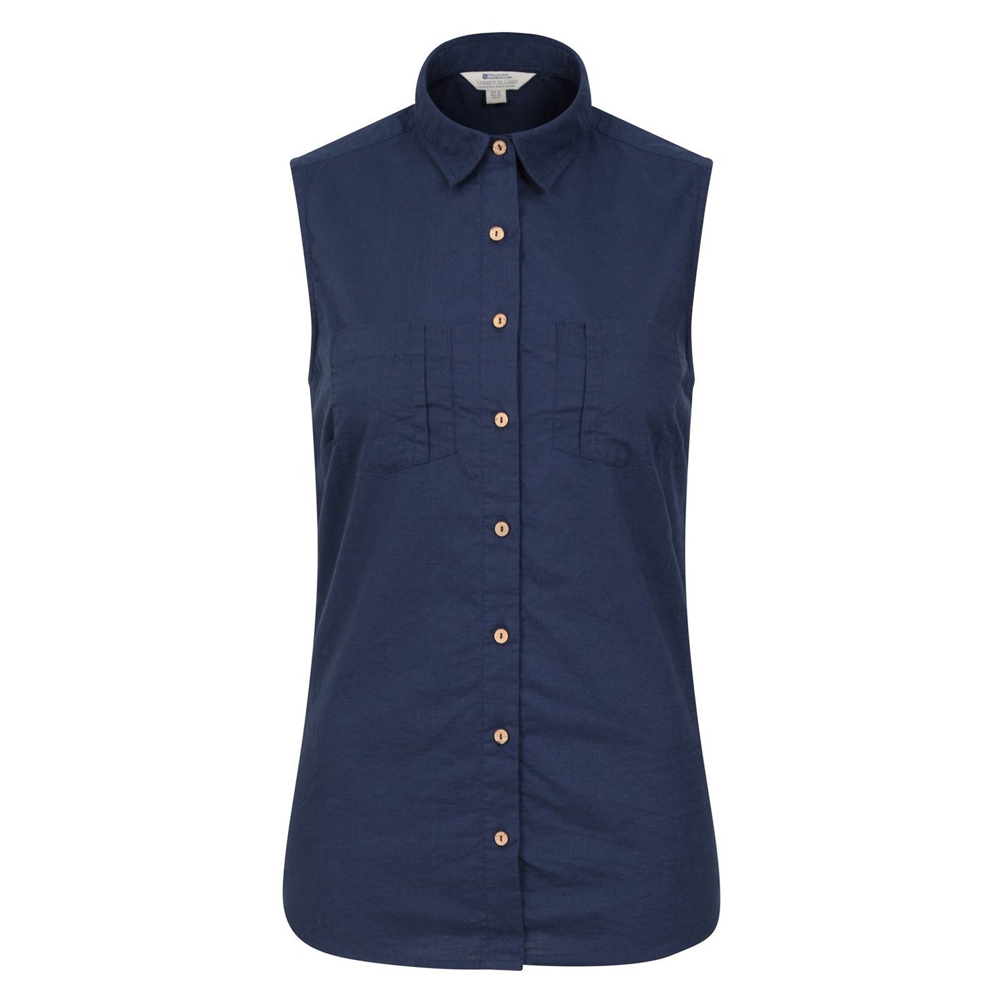 Navy - Front - Mountain Warehouse Womens-Ladies Coconut Sleeveless Shirt