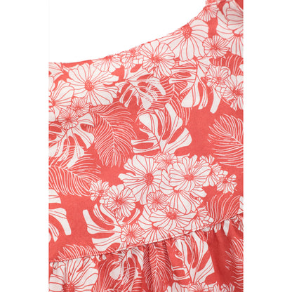 Red - Lifestyle - Animal Womens-Ladies Annabel Organic Maxi Dress