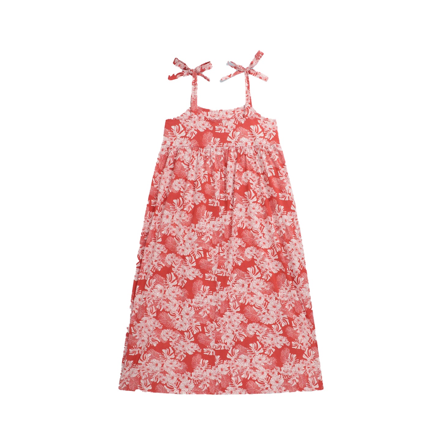 Red - Front - Animal Womens-Ladies Annabel Organic Maxi Dress