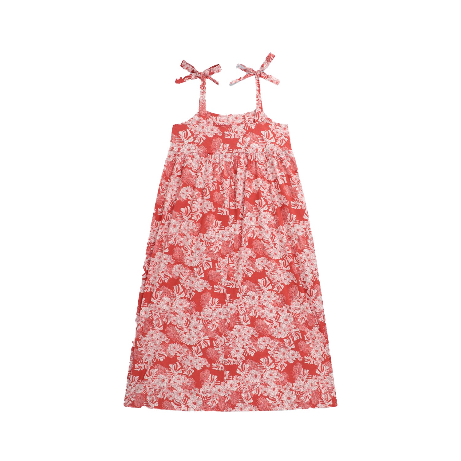 Red - Front - Animal Womens-Ladies Annabel Organic Maxi Dress