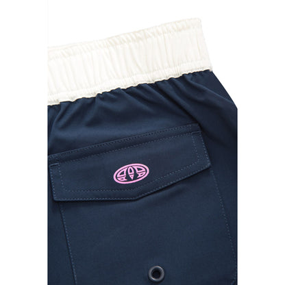 Navy - Side - Animal Girls Nora Classic Boardshorts
