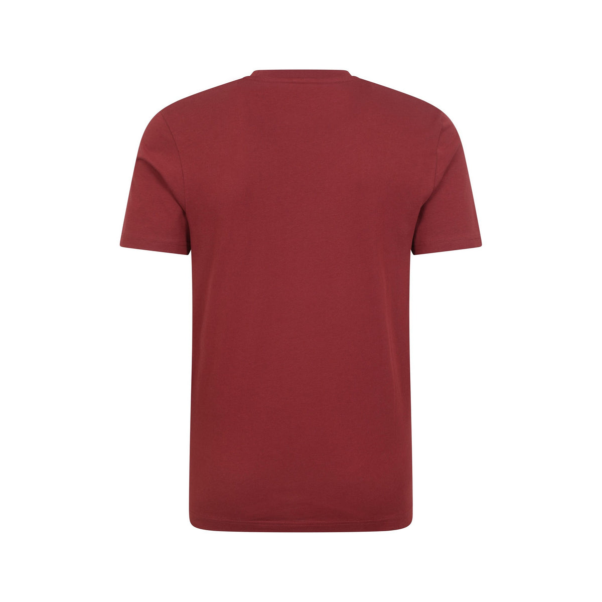 Dark Burgundy - Back - Mountain Warehouse Mens Linear Organic T-Shirt