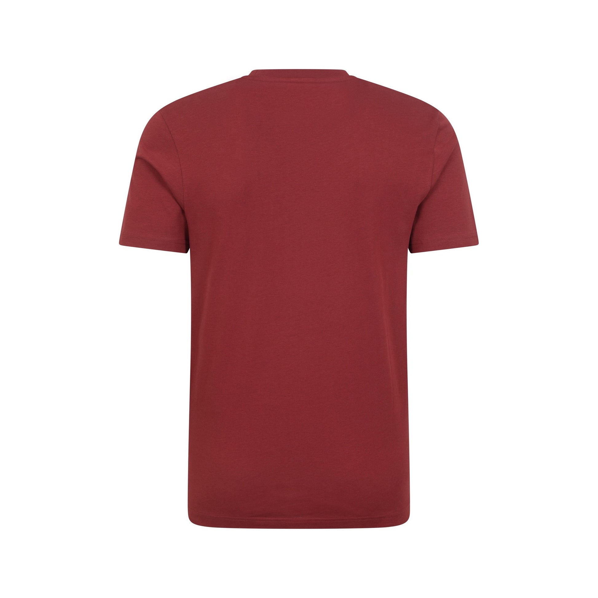 Dark Burgundy - Back - Mountain Warehouse Mens Linear Organic T-Shirt