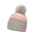 Pale Pink - Lifestyle - Mountain Warehouse Womens-Ladies Colour Block Beanie