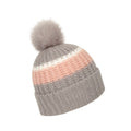 Pale Pink - Pack Shot - Mountain Warehouse Womens-Ladies Colour Block Beanie
