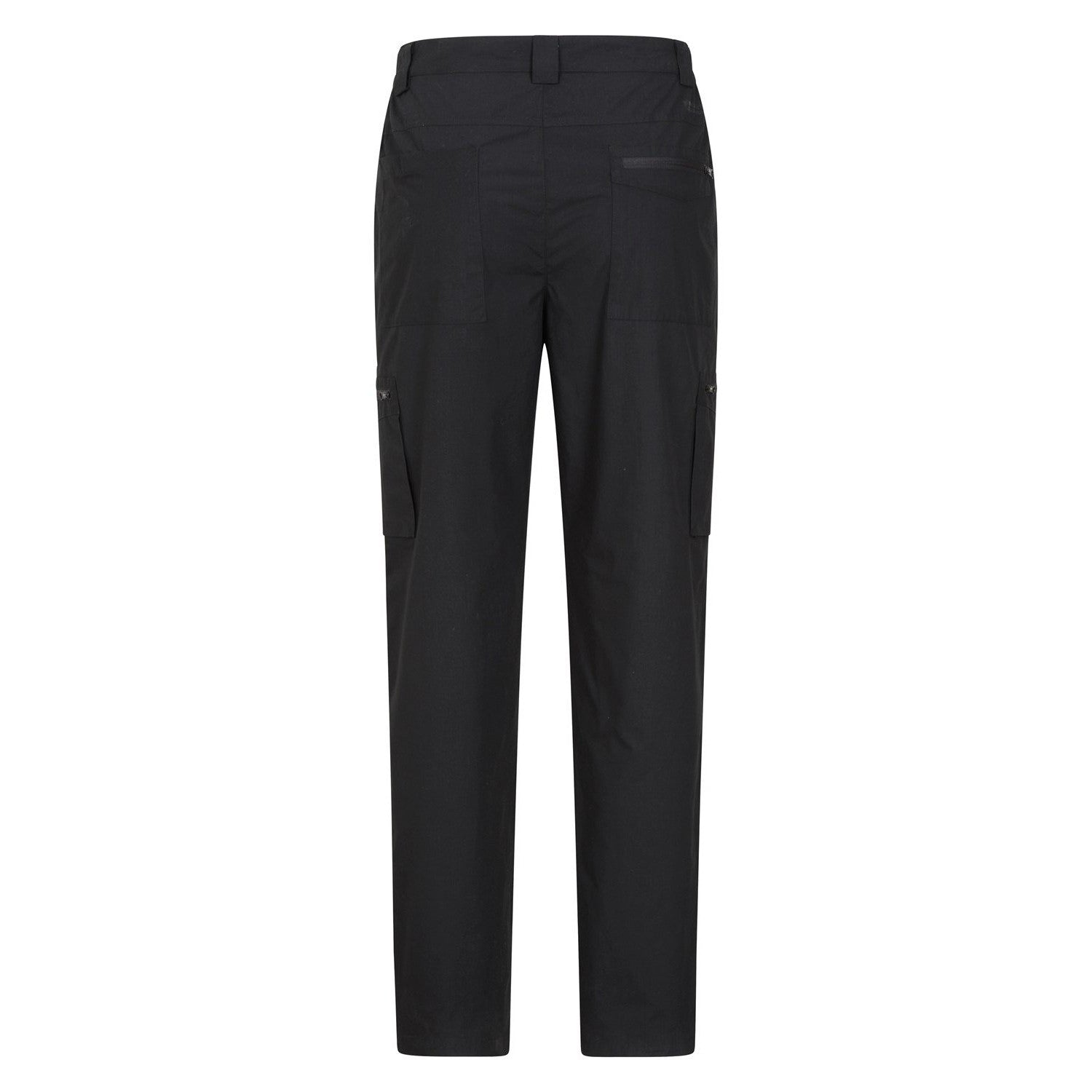 Jet Black - Back - Mountain Warehouse Mens Trek II Trousers