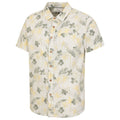 Khaki - Side - Mountain Warehouse Mens Tropical Short-Sleeved Shirt