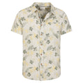 Khaki - Pack Shot - Mountain Warehouse Mens Tropical Short-Sleeved Shirt
