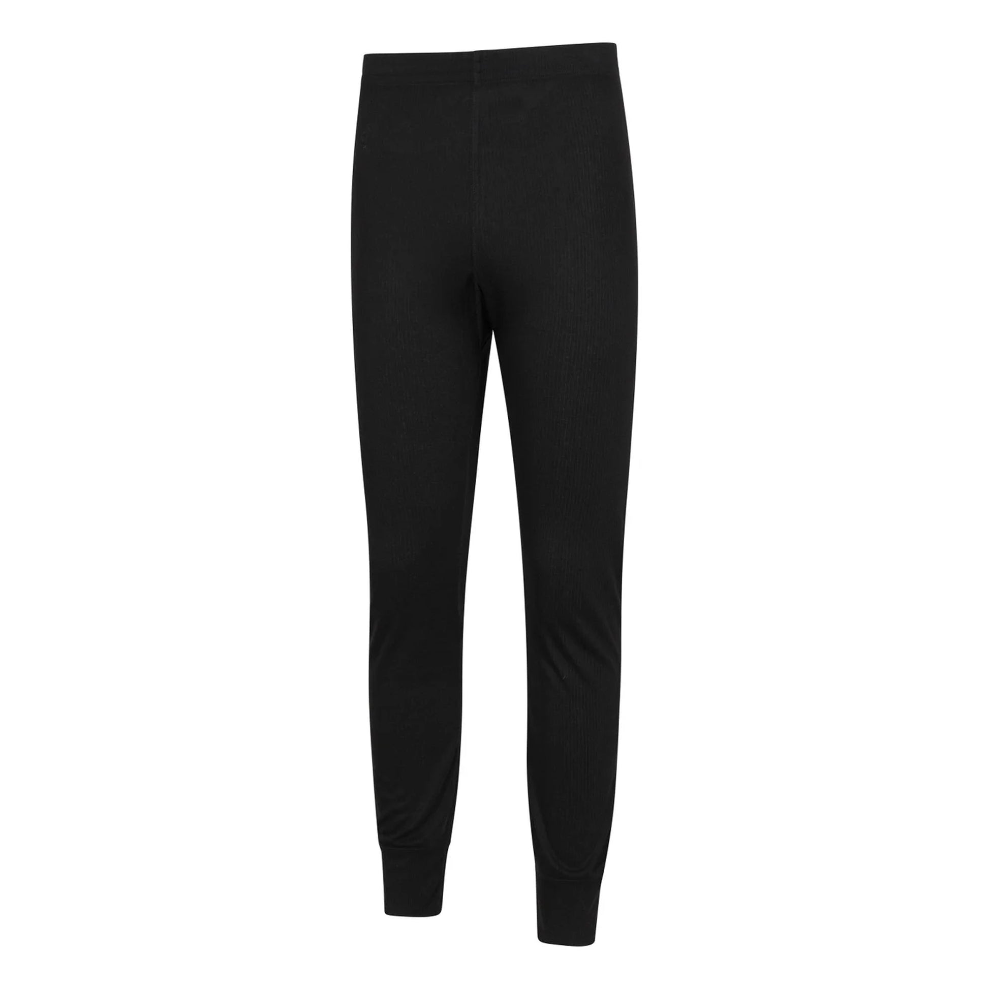 Black - Pack Shot - Mountain Warehouse Mens Talus Base Layer Bottoms (Pack of 2)