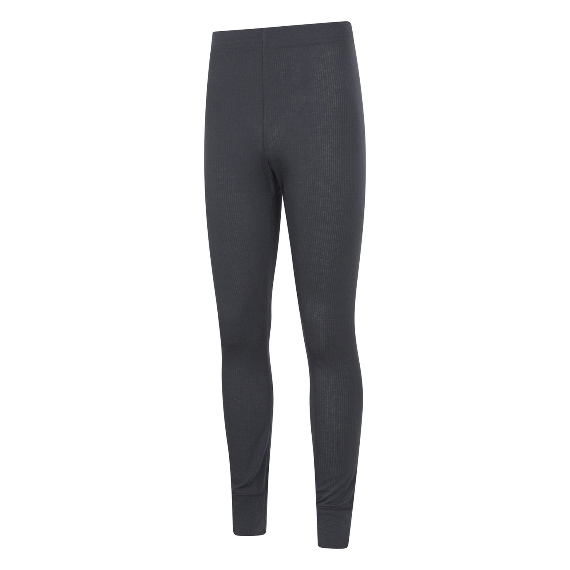 Dark Grey - Lifestyle - Mountain Warehouse Mens Talus Base Layer Bottoms (Pack of 2)
