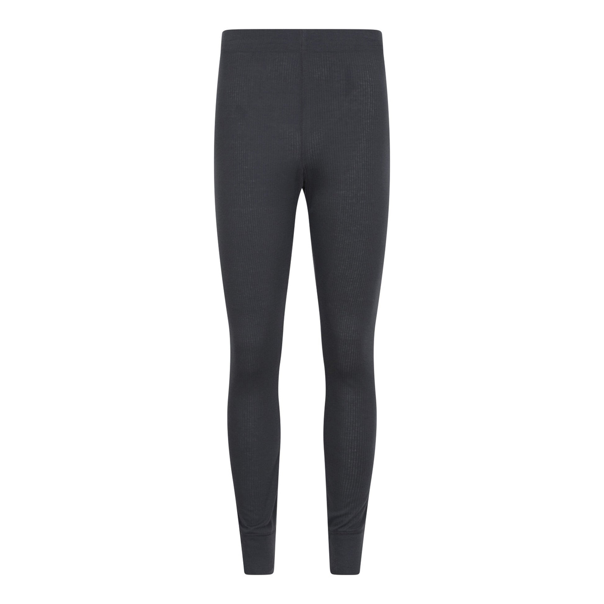 Charcoal - Side - Mountain Warehouse Mens Talus Base Layer Bottoms (Pack of 2)