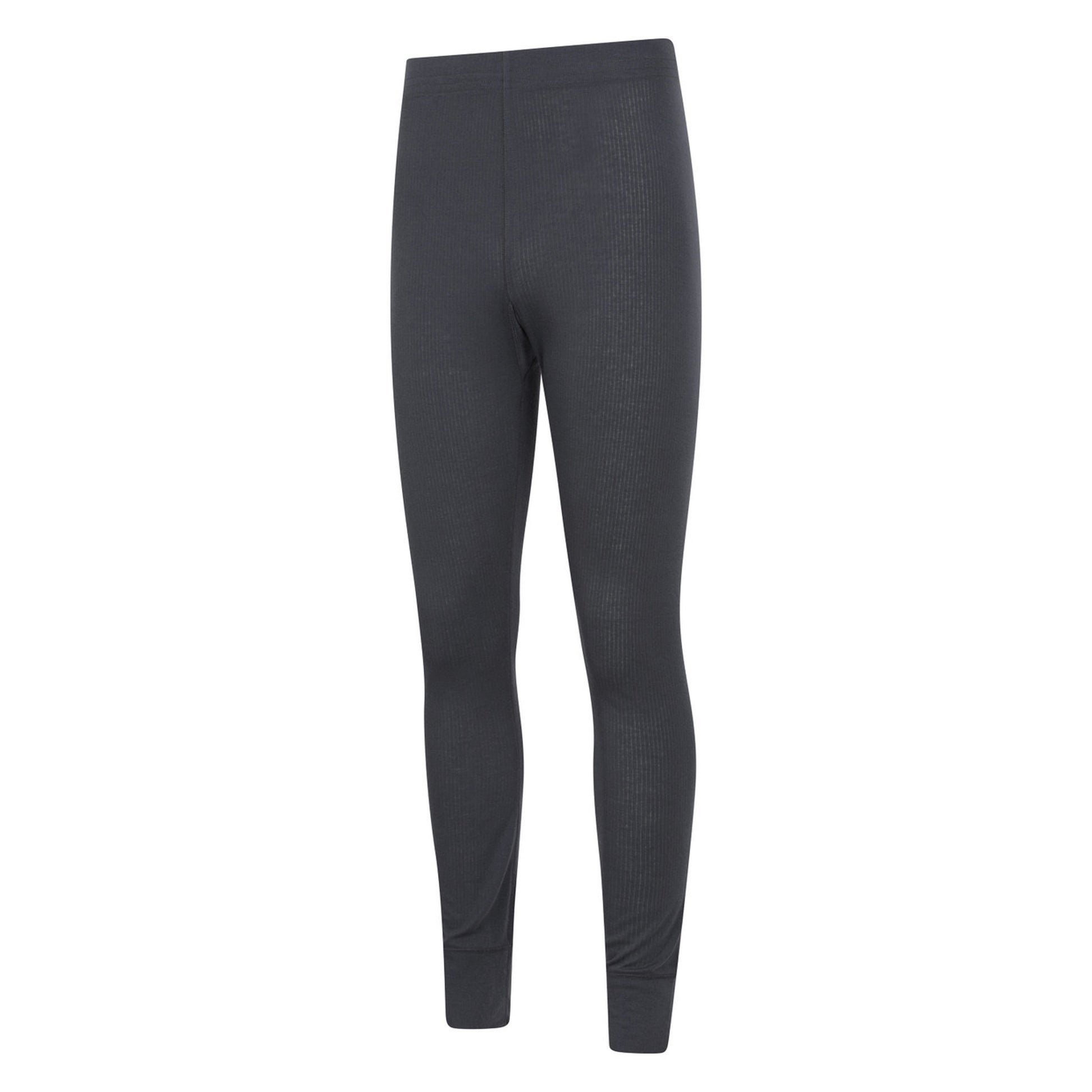 Charcoal - Pack Shot - Mountain Warehouse Mens Talus Base Layer Bottoms (Pack of 2)