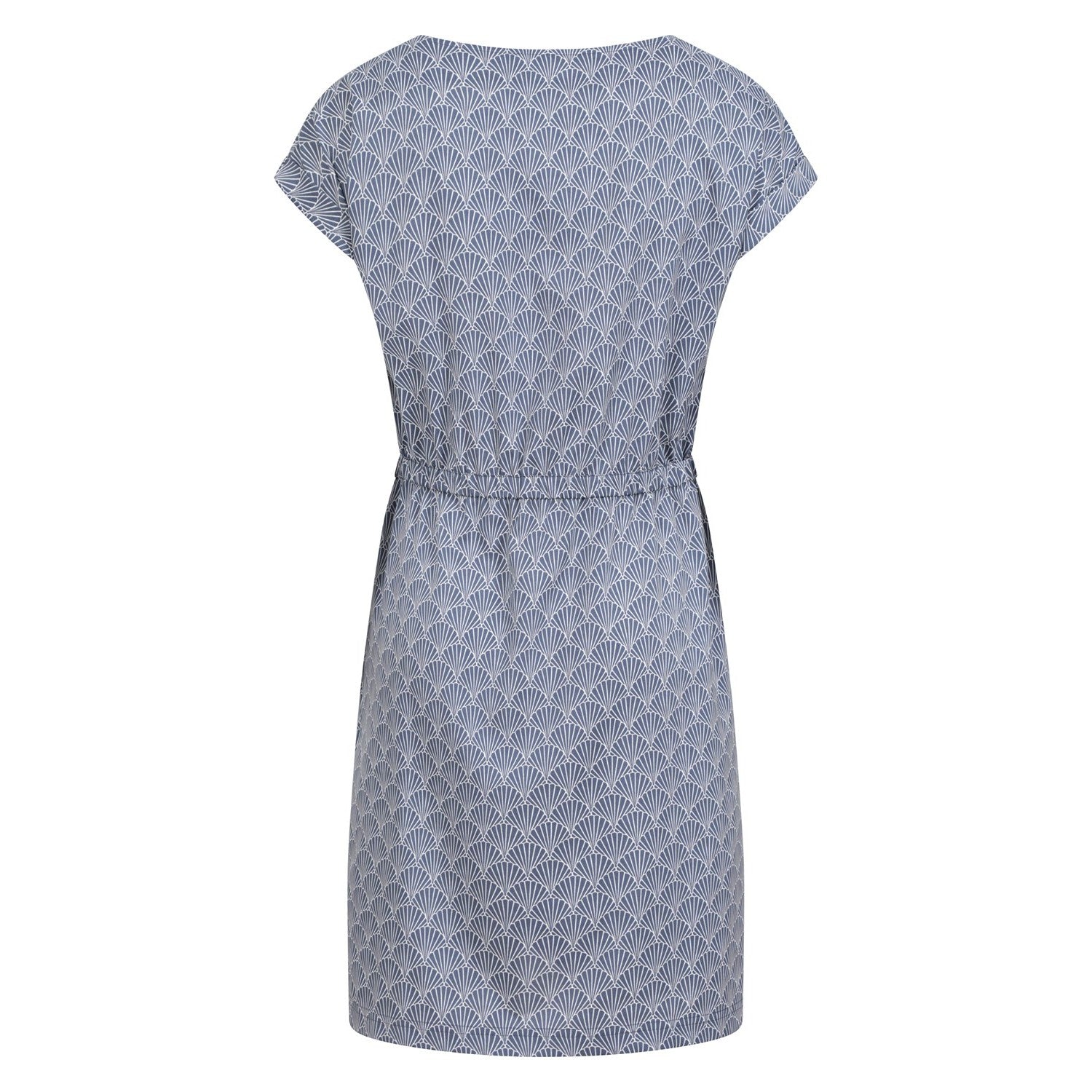Blue - Back - Mountain Warehouse Womens-Ladies Mykonos Floral Midi Dress