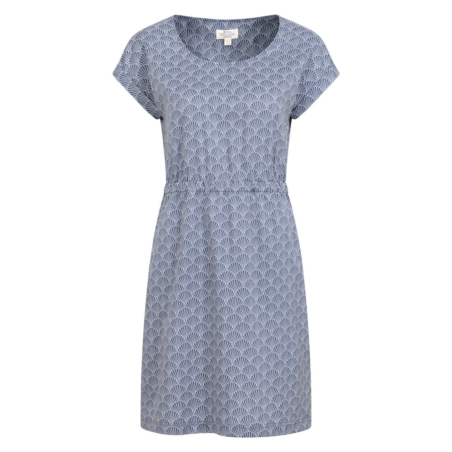 Blue - Front - Mountain Warehouse Womens-Ladies Mykonos Floral Midi Dress