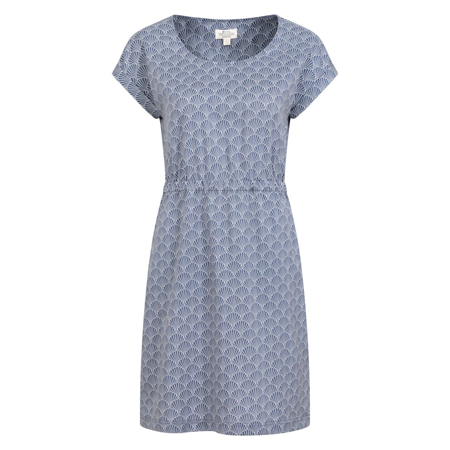 Blue - Front - Mountain Warehouse Womens-Ladies Mykonos Floral Midi Dress