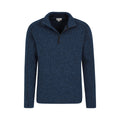 Navy - Lifestyle - Mountain Warehouse Mens Idris II Half Zip Fleece Top