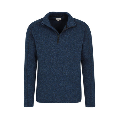 Navy - Lifestyle - Mountain Warehouse Mens Idris II Half Zip Fleece Top