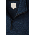 Navy - Pack Shot - Mountain Warehouse Mens Idris II Half Zip Fleece Top