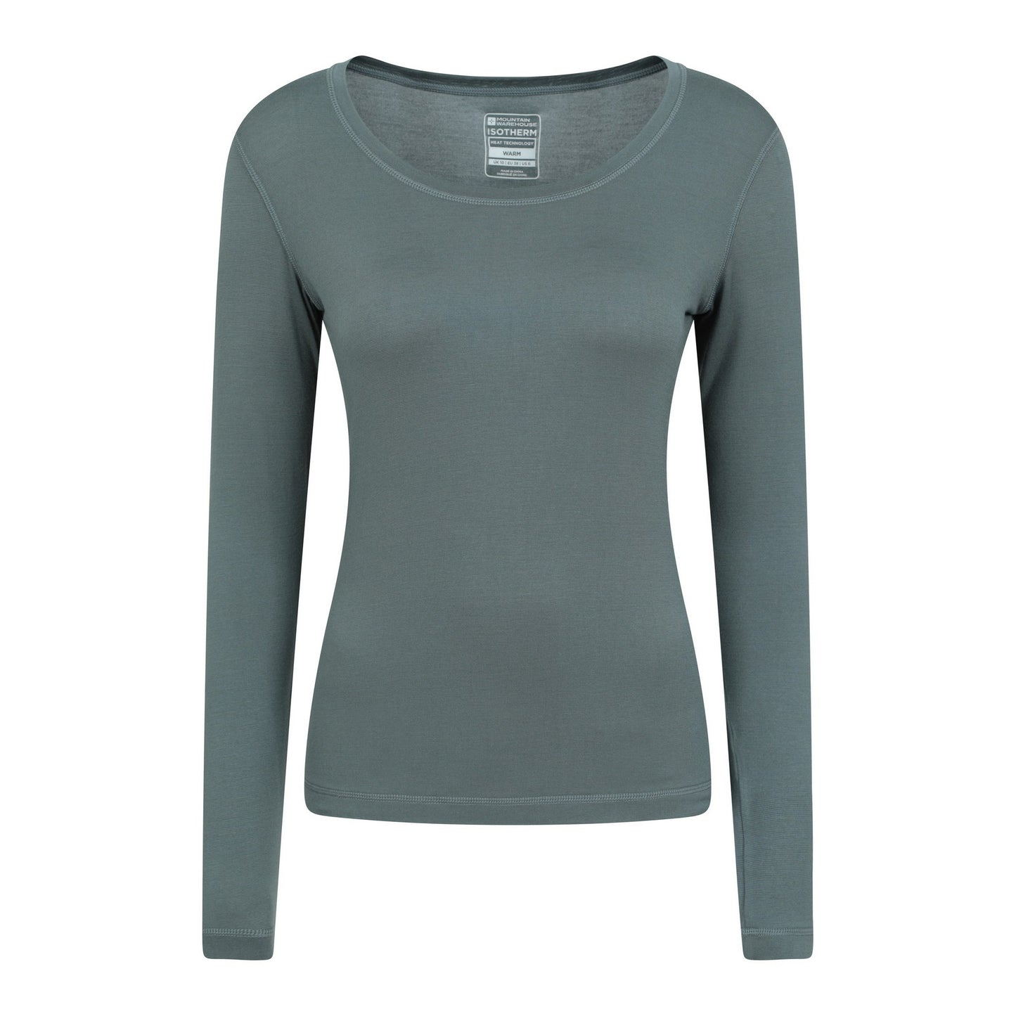 Khaki Green - Front - Mountain Warehouse Womens-Ladies Keep The Heat Thermal Top