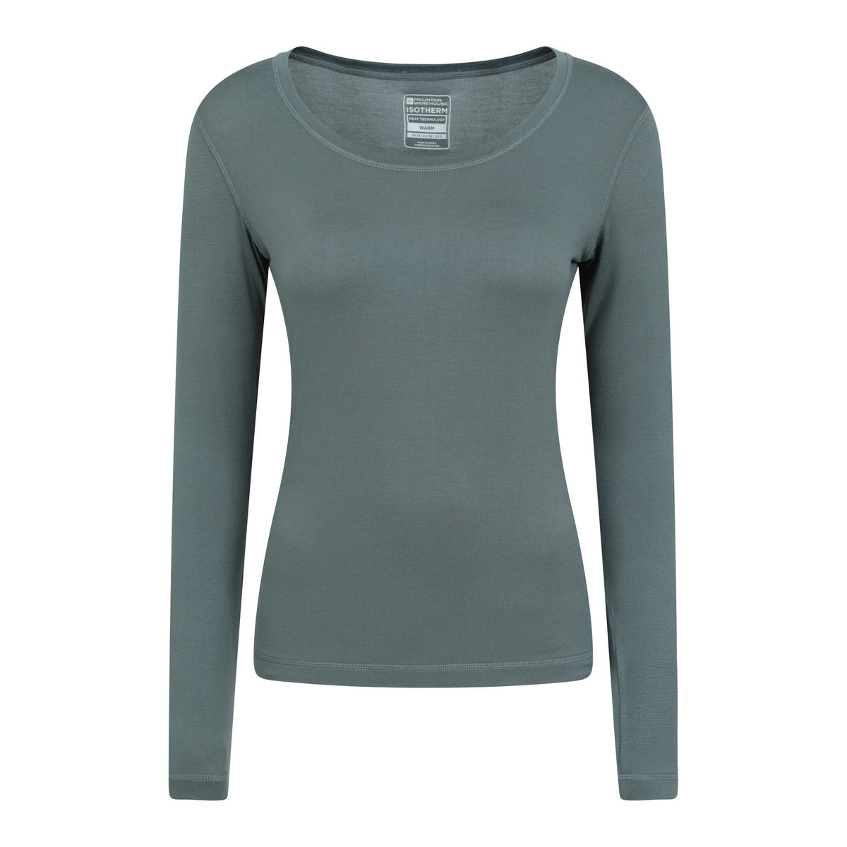 Khaki Green - Front - Mountain Warehouse Womens-Ladies Keep The Heat Thermal Top