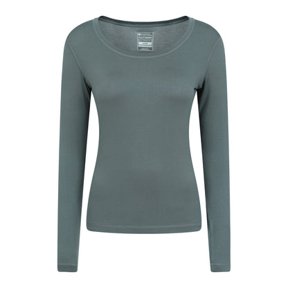 Khaki Green - Front - Mountain Warehouse Womens-Ladies Keep The Heat Thermal Top