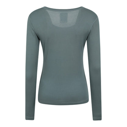Khaki Green - Back - Mountain Warehouse Womens-Ladies Keep The Heat Thermal Top