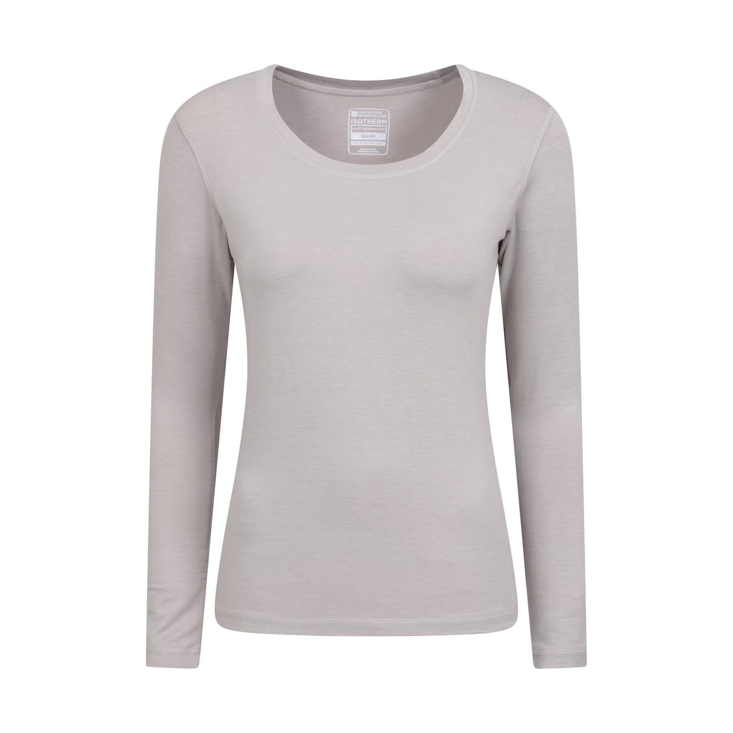 Light Beige - Front - Mountain Warehouse Womens-Ladies Keep The Heat Thermal Top