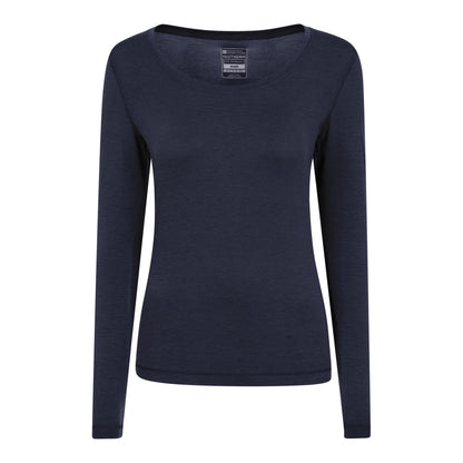 Navy - Front - Mountain Warehouse Womens-Ladies Keep The Heat Thermal Top