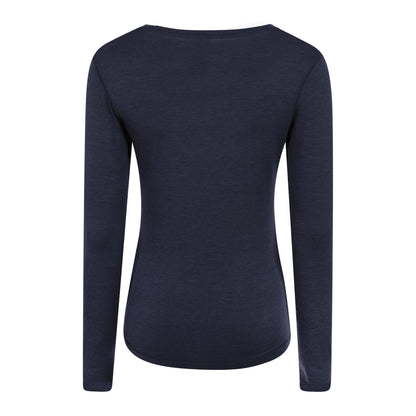 Navy - Back - Mountain Warehouse Womens-Ladies Keep The Heat Thermal Top