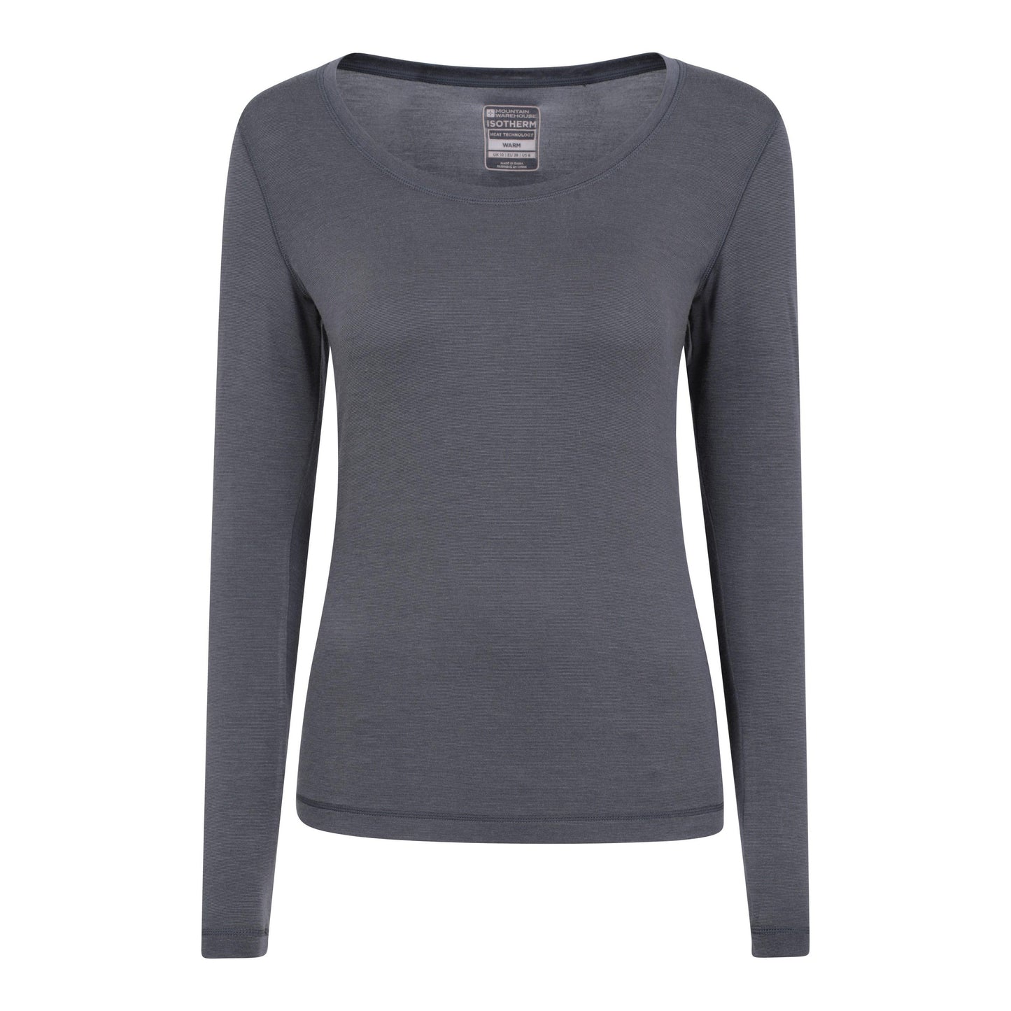 Dark Grey - Front - Mountain Warehouse Womens-Ladies Keep The Heat Thermal Top