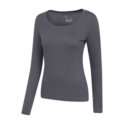 Dark Grey - Side - Mountain Warehouse Womens-Ladies Keep The Heat Thermal Top