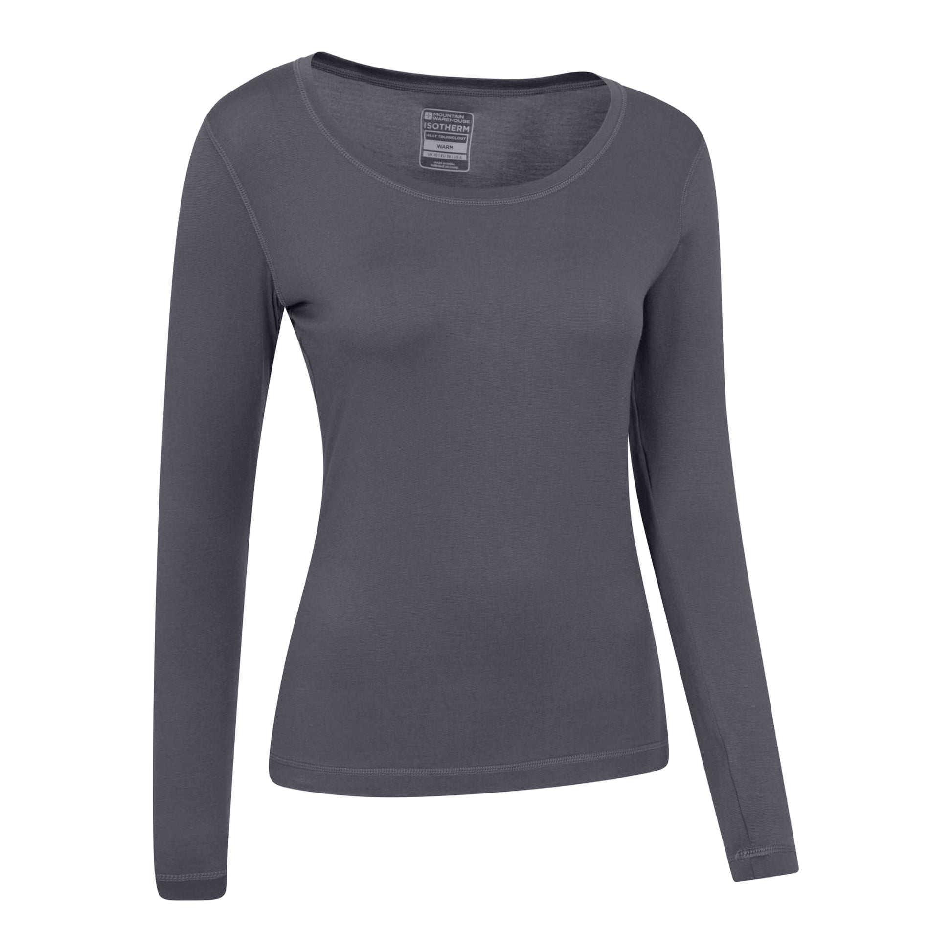 Dark Grey - Lifestyle - Mountain Warehouse Womens-Ladies Keep The Heat Thermal Top
