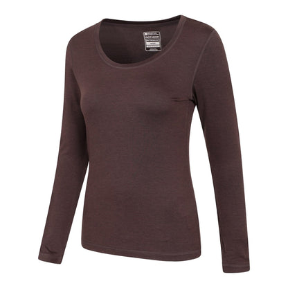 Brown - Lifestyle - Mountain Warehouse Womens-Ladies Keep The Heat Thermal Top
