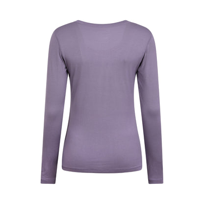 Dusky Purple - Back - Mountain Warehouse Womens-Ladies Keep The Heat Thermal Top