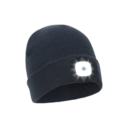 Navy - Front - Mountain Warehouse Childrens-Kids Highlands Torch Beanie