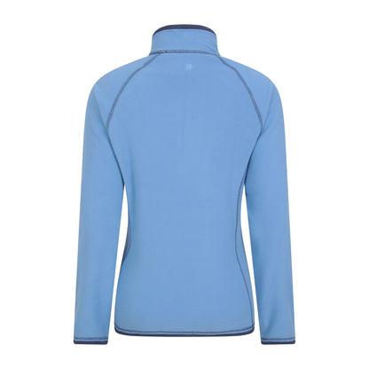 Dark Blue - Side - Mountain Warehouse Womens-Ladies Montana Half Zip Fleece Top