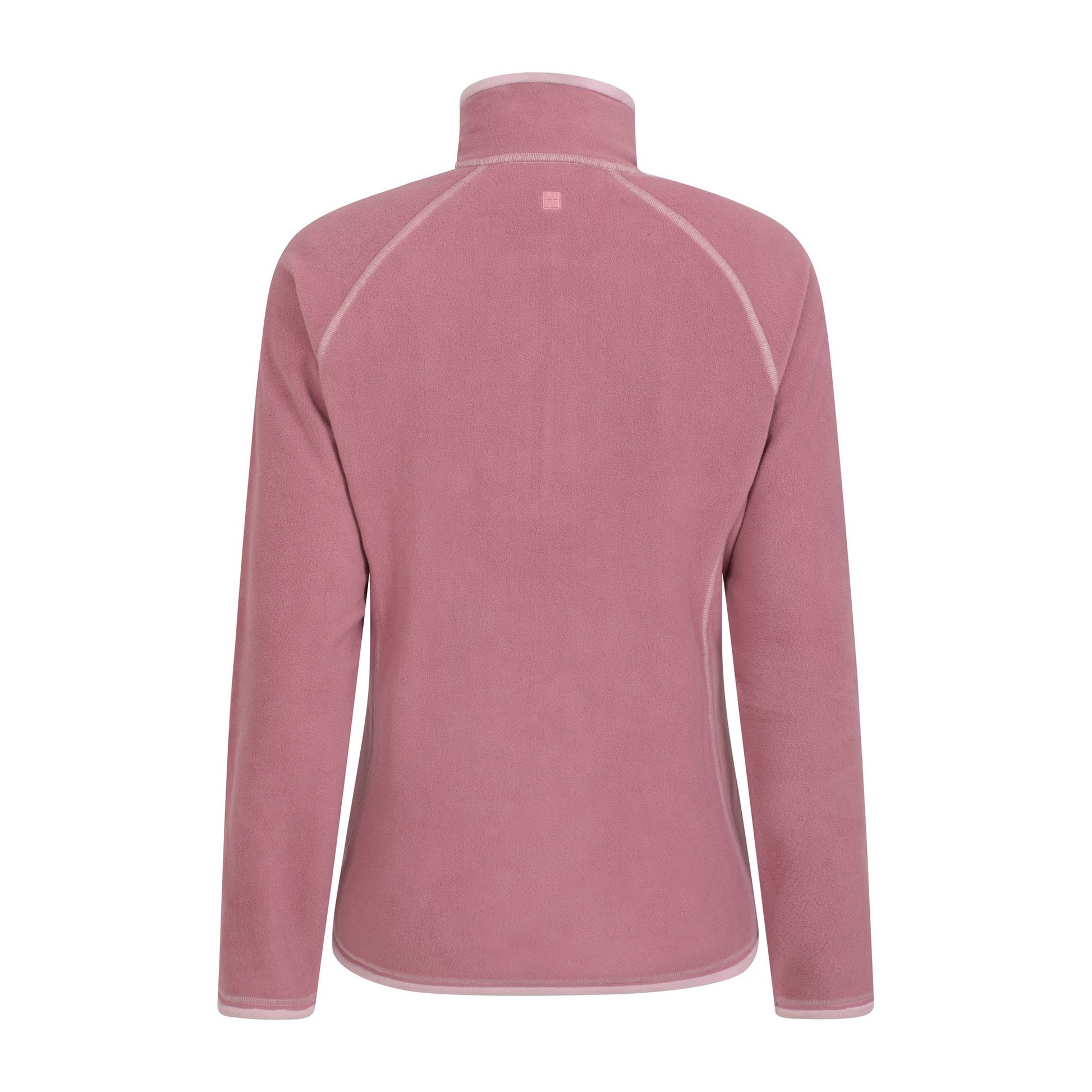 Light Pink - Side - Mountain Warehouse Womens-Ladies Montana Half Zip Fleece Top