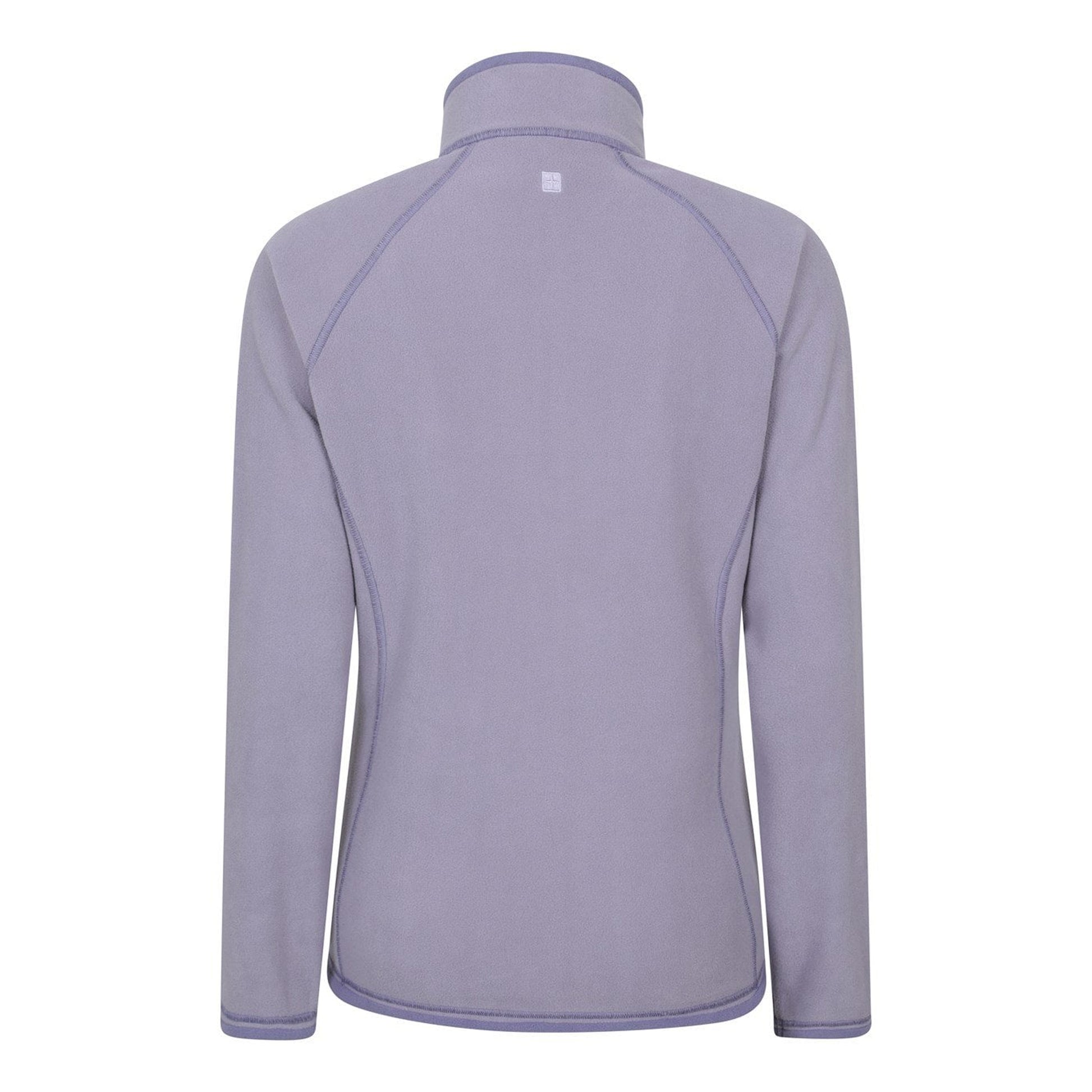 Dusky Purple - Back - Mountain Warehouse Womens-Ladies Montana Half Zip Fleece Top