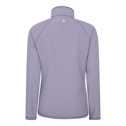 Dusky Purple - Back - Mountain Warehouse Womens-Ladies Montana Half Zip Fleece Top