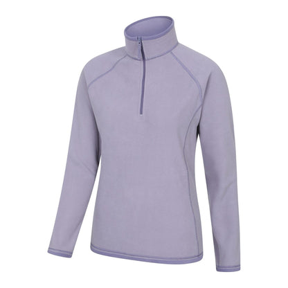 Dusky Purple - Lifestyle - Mountain Warehouse Womens-Ladies Montana Half Zip Fleece Top