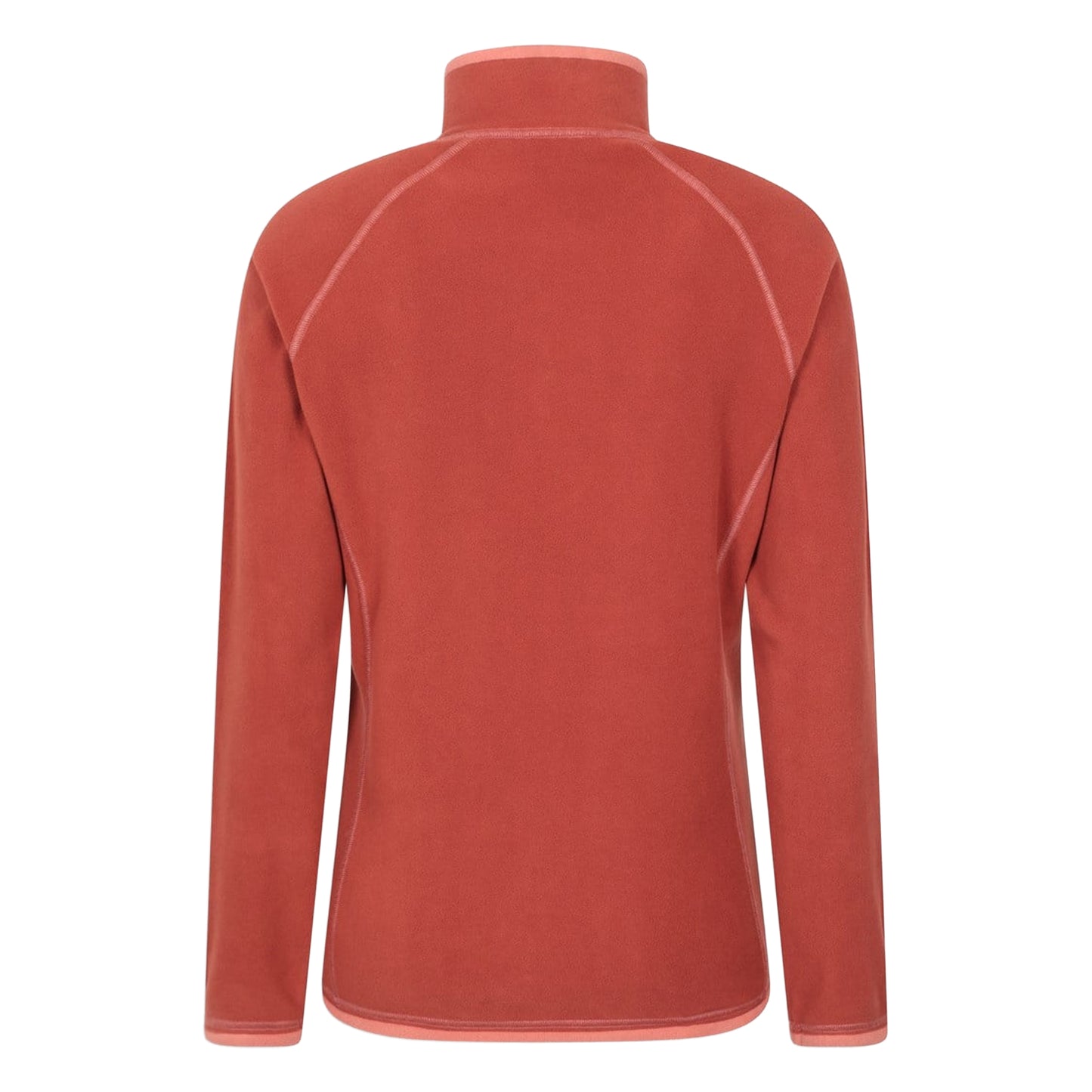 Burnt Orange - Side - Mountain Warehouse Womens-Ladies Montana Half Zip Fleece Top