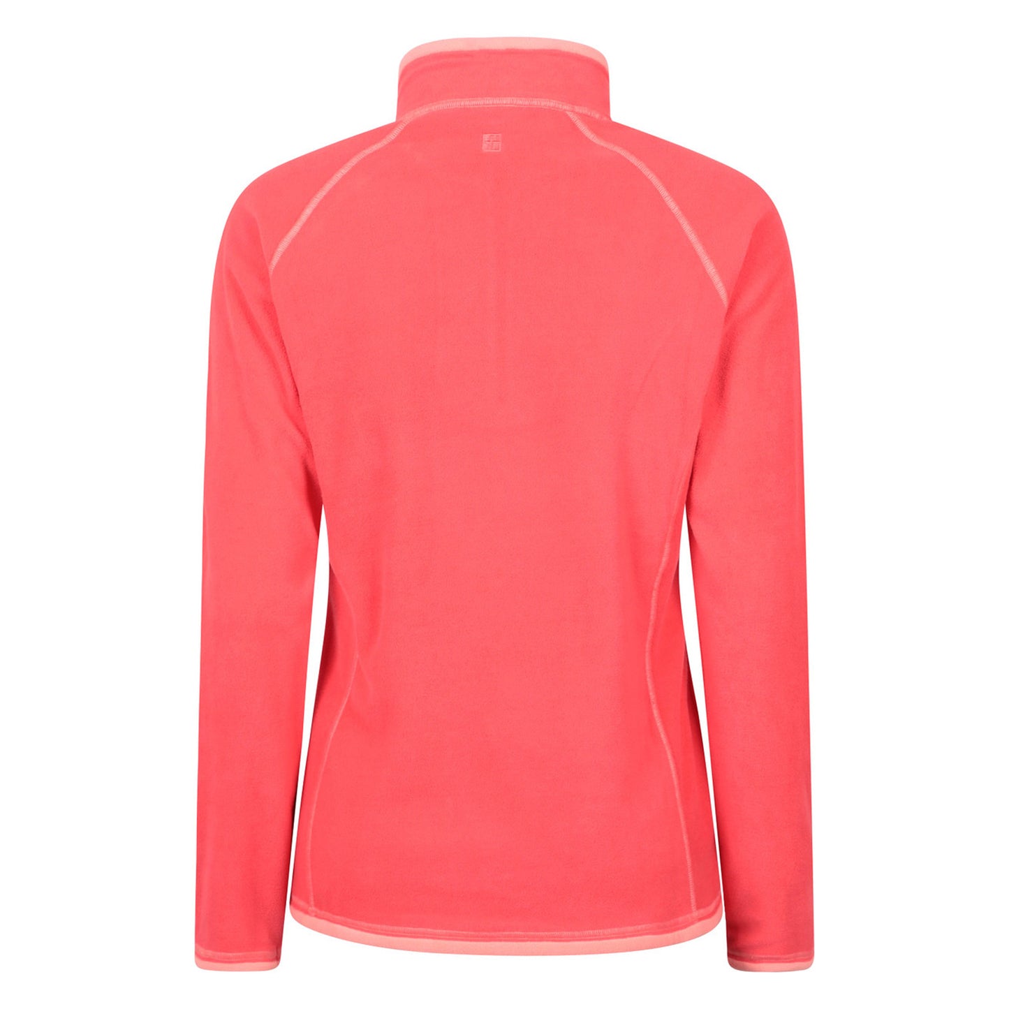 Bright Pink - Back - Mountain Warehouse Womens-Ladies Montana Half Zip Fleece Top