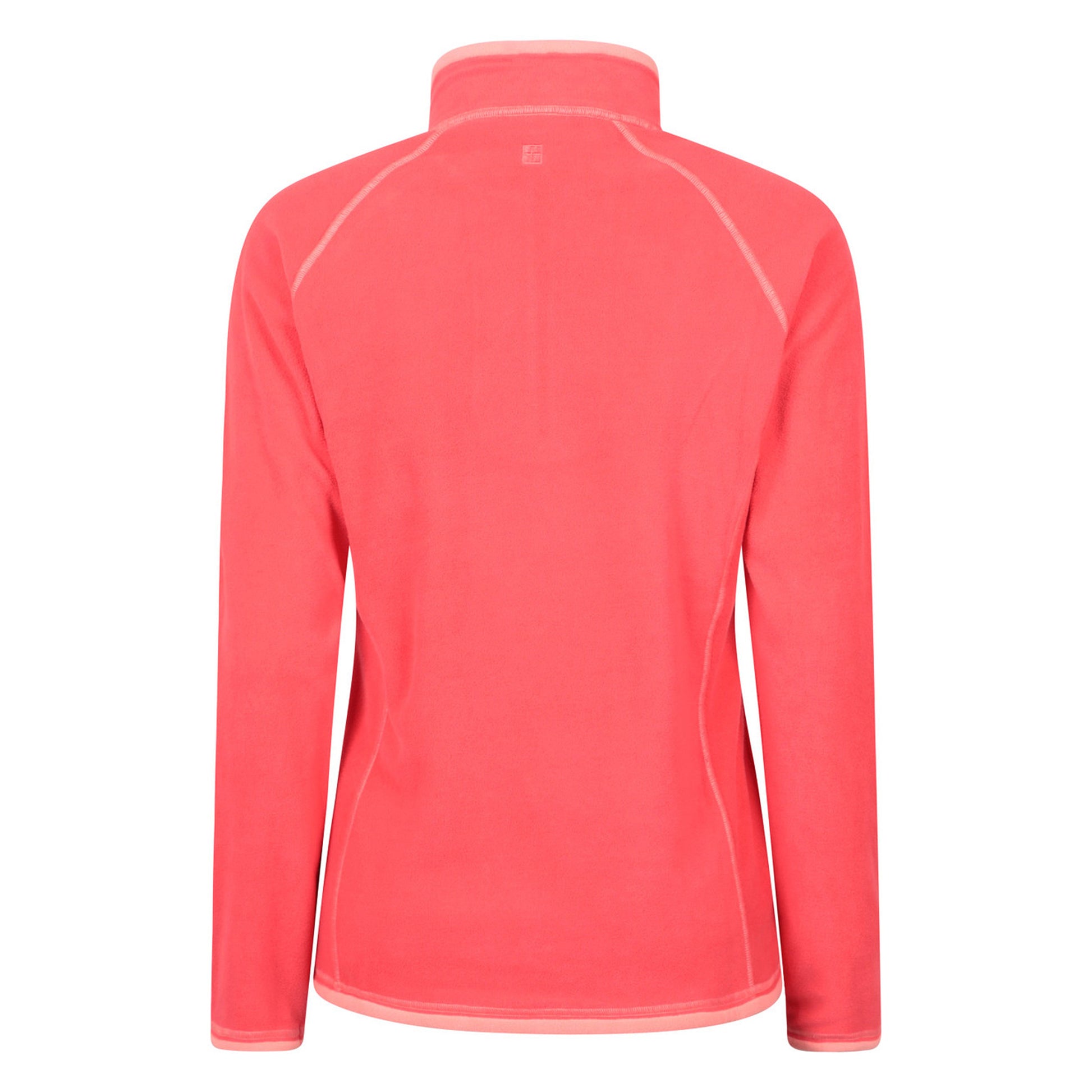 Bright Pink - Back - Mountain Warehouse Womens-Ladies Montana Half Zip Fleece Top