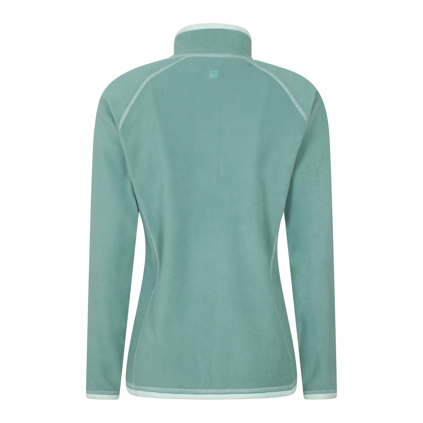 Light Teal - Back - Mountain Warehouse Womens-Ladies Montana Half Zip Fleece Top