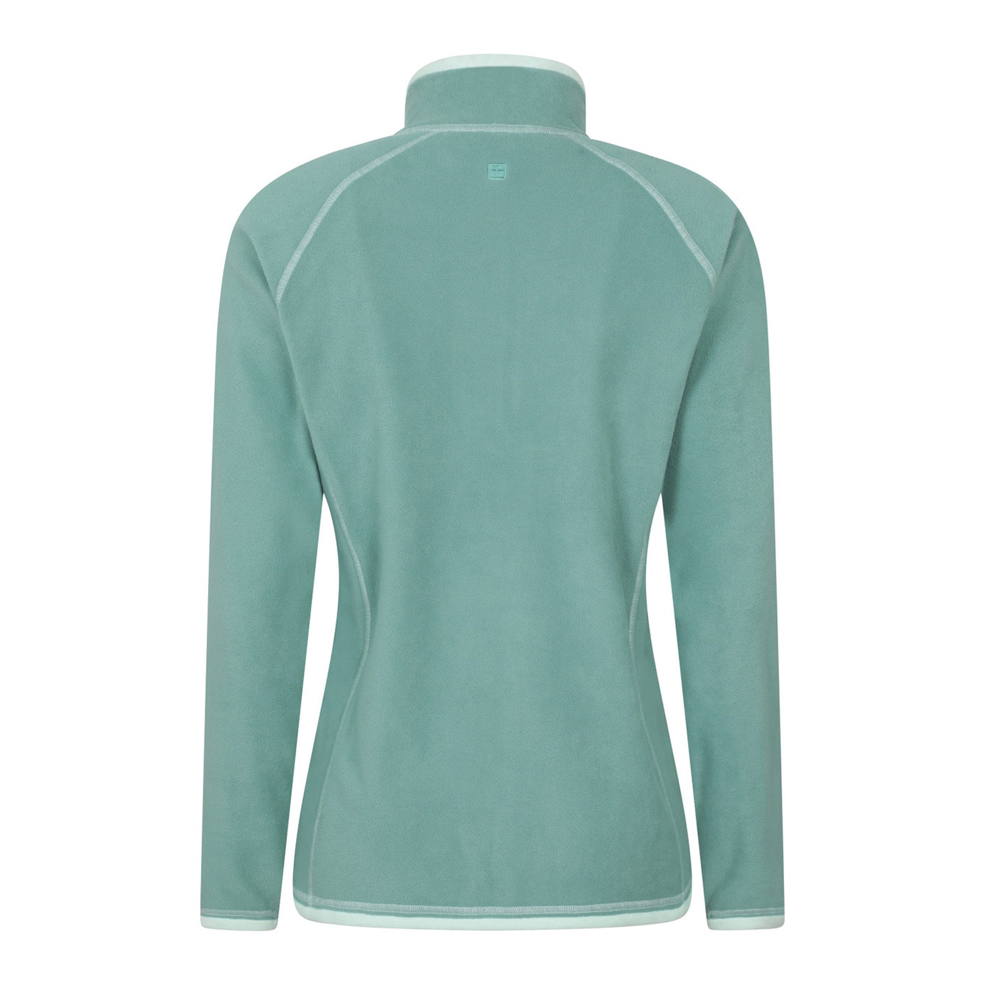 Light Teal - Back - Mountain Warehouse Womens-Ladies Montana Half Zip Fleece Top