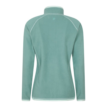 Light Teal - Back - Mountain Warehouse Womens-Ladies Montana Half Zip Fleece Top