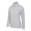 Grey - Back - Mountain Warehouse Womens-Ladies Montana Half Zip Fleece Top