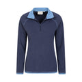 Navy - Lifestyle - Mountain Warehouse Womens-Ladies Montana Half Zip Fleece Top