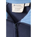 Navy - Pack Shot - Mountain Warehouse Womens-Ladies Montana Half Zip Fleece Top